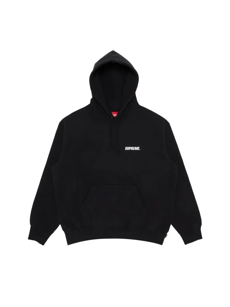Толстовка Supreme Crown Hooded 'Black' — изображение 1 из 3, черный