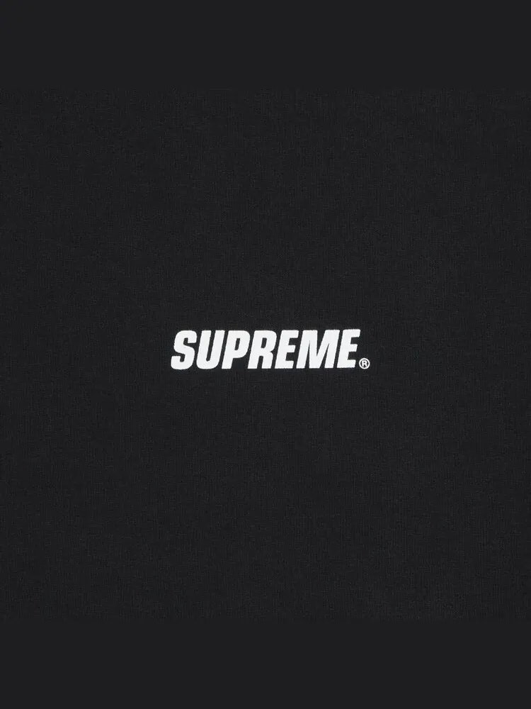 Толстовка Supreme Crown Hooded 'Black' — изображение 3 из 3, черный