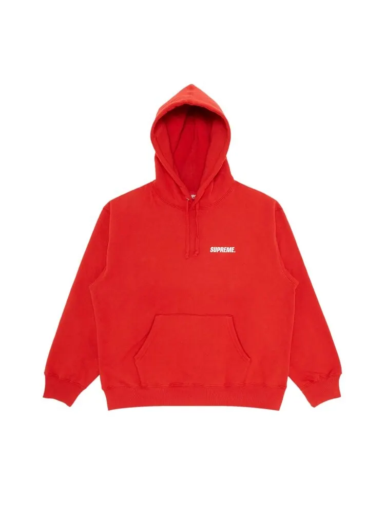 Толстовка Supreme Crown Hooded 'Burnt Red' — изображение 1 из 3, красный