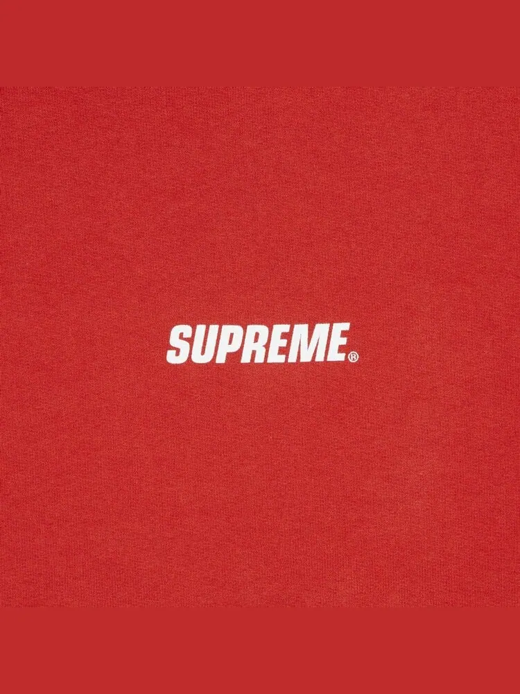 Толстовка Supreme Crown Hooded 'Burnt Red' — изображение 3 из 3, красный