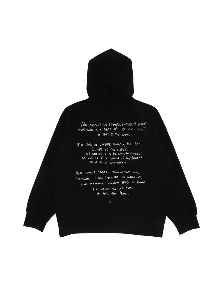 Толстовка Supreme x Corteiz Rules The World Hooded 'Black' — изображение 2 из 2, черный