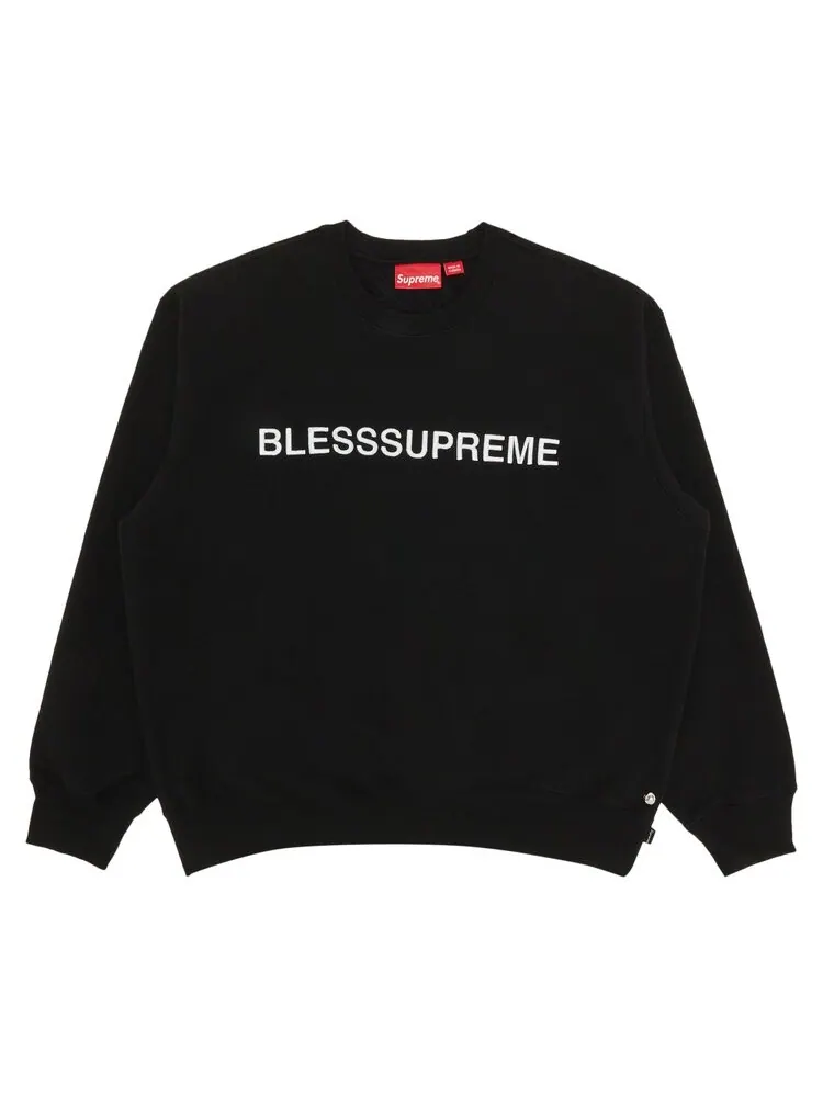 Толстовка Supreme x Bless Crewneck — изображение 1 из 2, черный