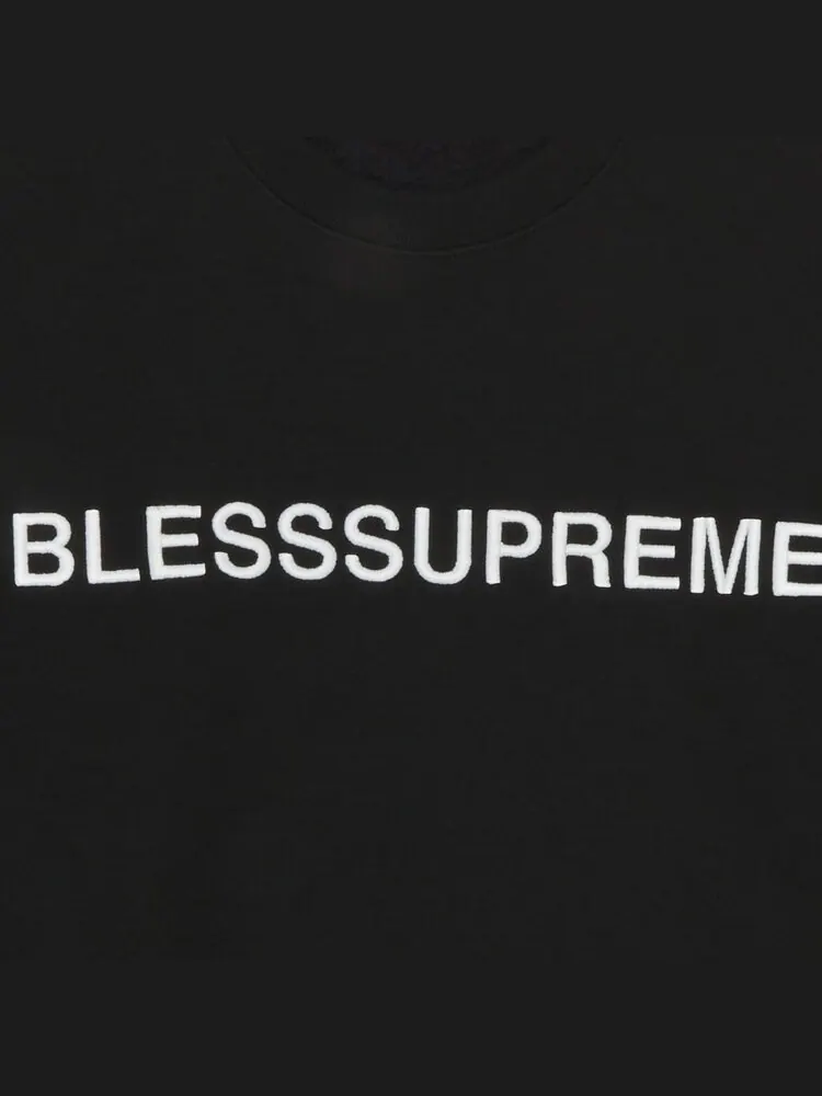 Толстовка Supreme x Bless Crewneck — изображение 2 из 2, черный