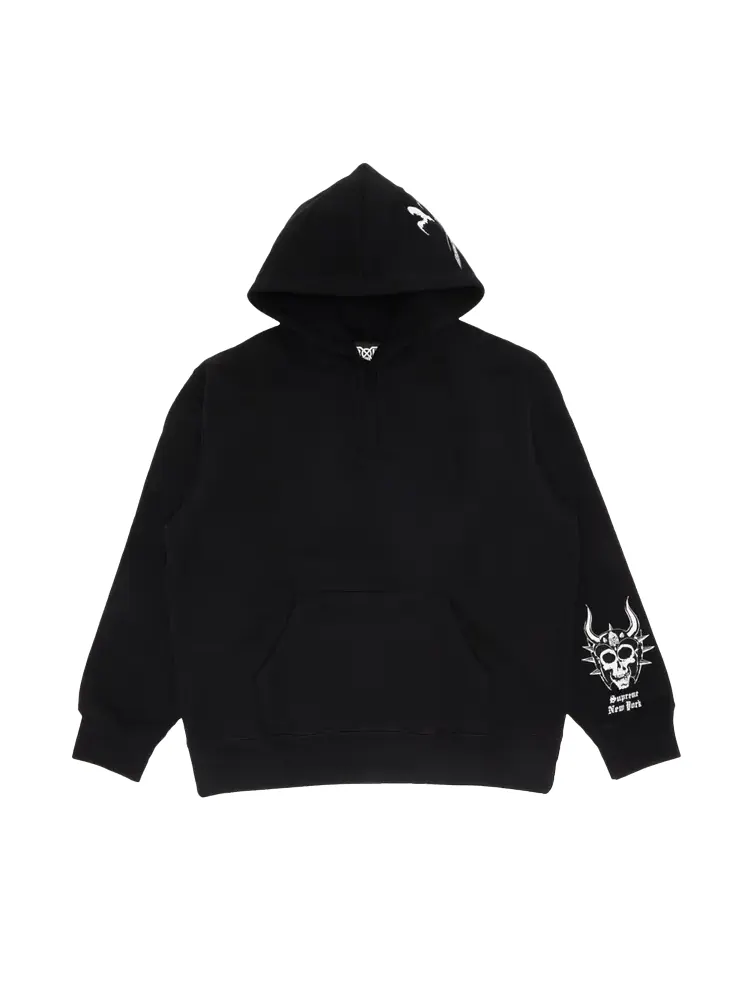 Толстовка Supreme x Bounty Hunter Hooded 'Black' — изображение 1 из 1, черный