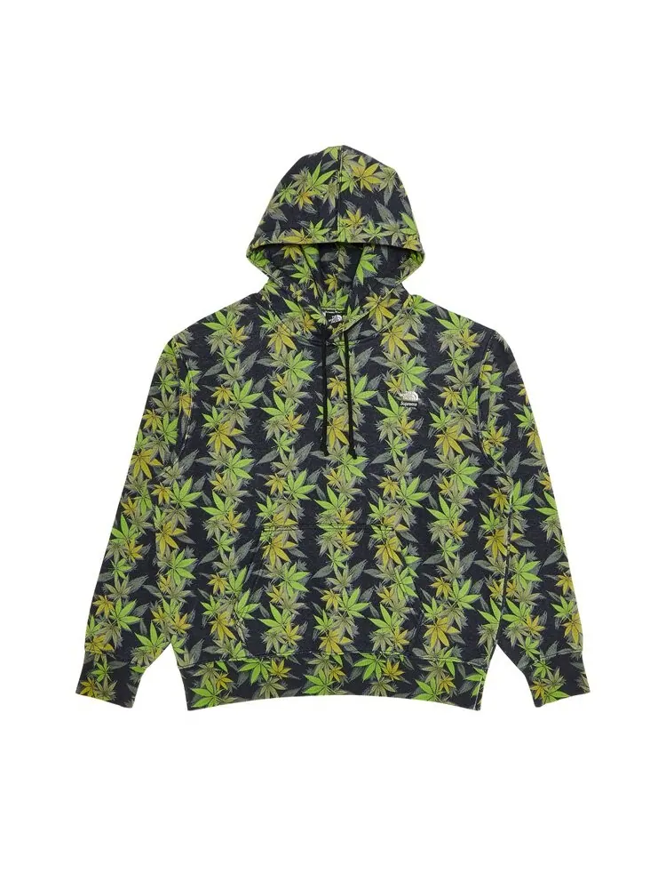 Толстовка Supreme x The North Face Leaf Hooded 'Black' — изображение 1 из 3, черный