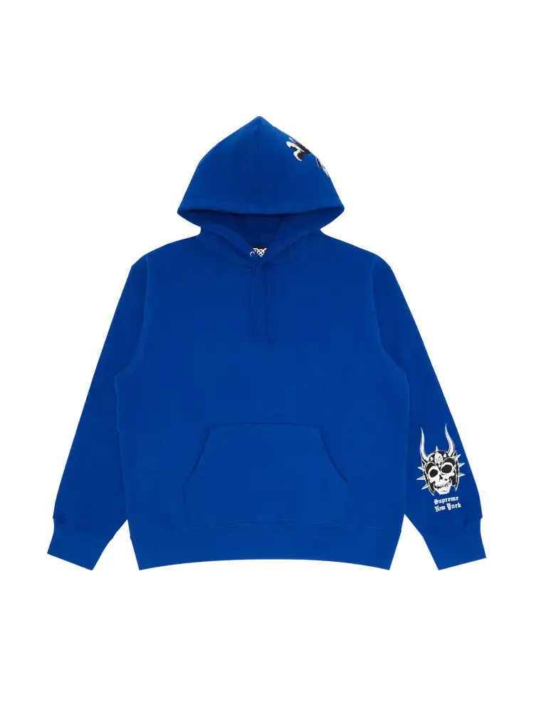 Толстовка Supreme x Bounty Hunter Hooded 'Royal' — изображение 1 из 1, синий