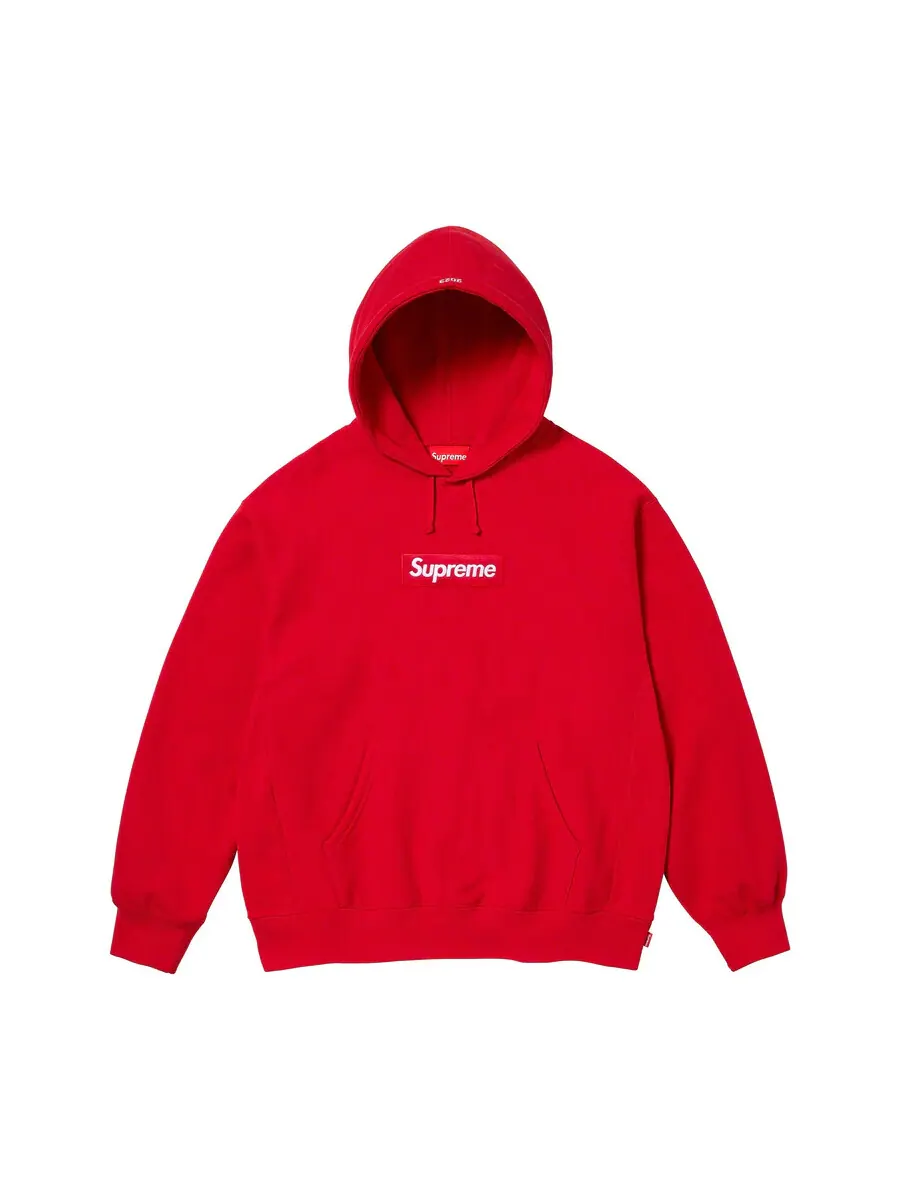Толстовка Supreme Box Logo Hooded — изображение 1 из 4, красный