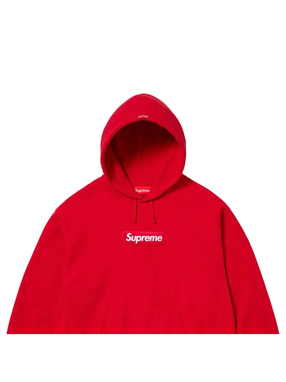 Толстовка Supreme Box Logo Hooded — изображение 2 из 4, красный