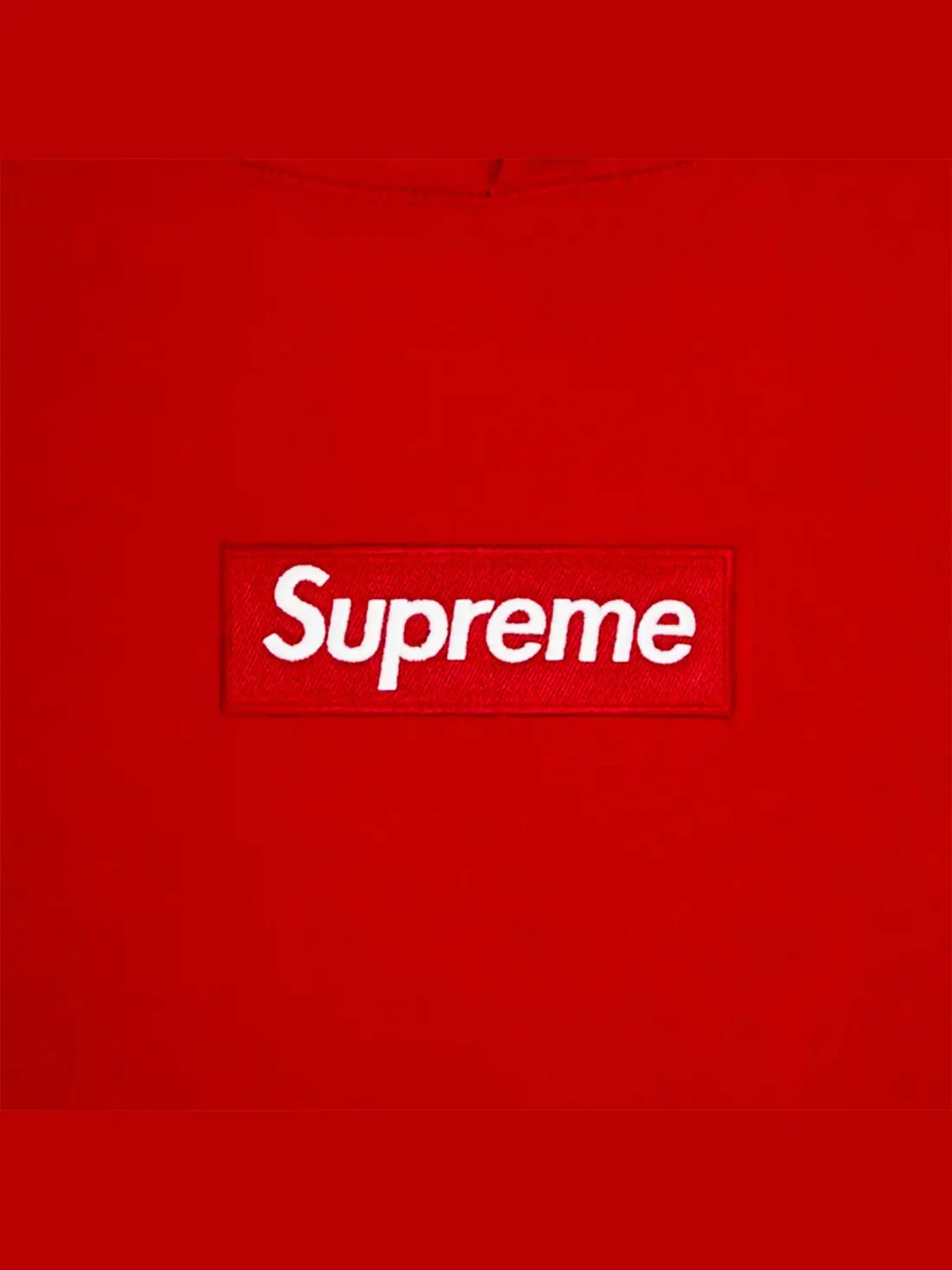 Толстовка Supreme Box Logo Hooded — изображение 3 из 4, красный