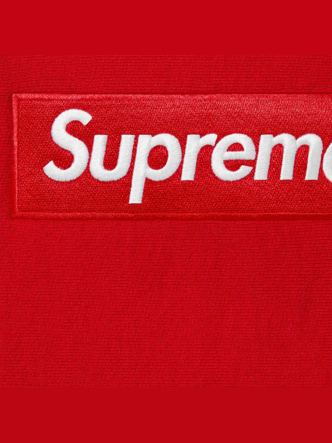 Толстовка Supreme Box Logo Hooded — изображение 4 из 4, красный
