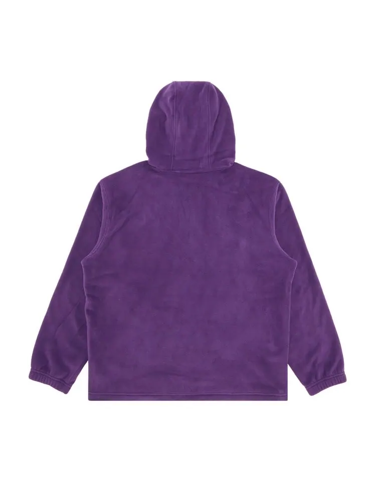 Толстовка Supreme Polartec Facemask Half Zip Hooded 'Dark Purple' — изображение 2 из 3, фиолетовый