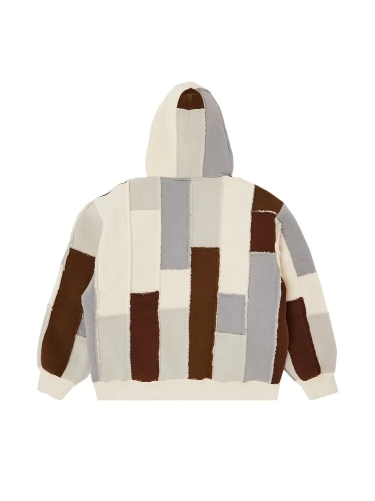 Толстовка Supreme Faux Shearling Zip Up Hooded 'Natural' — изображение 2 из 3, бежевый