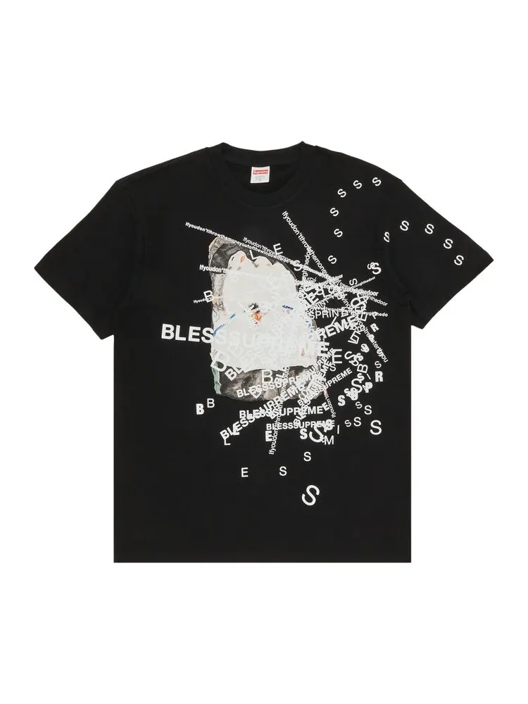 Футболка Supreme x Bless Observed In A Dream 'Black' — изображение 1 из 2, черный
