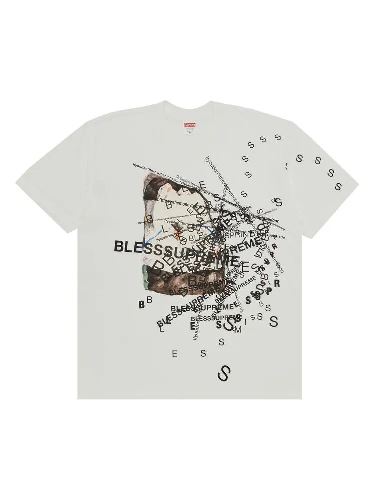 Футболка Supreme x Bless Observed In A Dream 'White' — изображение 1 из 2, белый