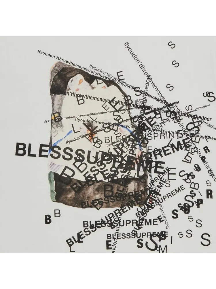 Футболка Supreme x Bless Observed In A Dream 'White' — изображение 2 из 2, белый