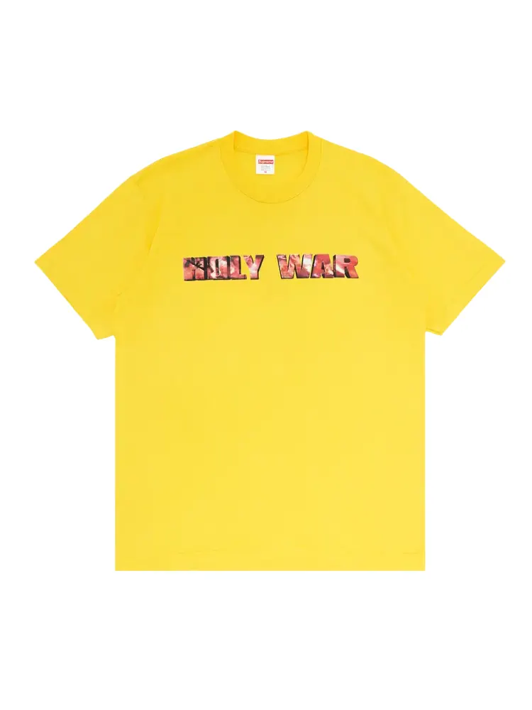 Футболка Supreme Holy War 'Yellow' — изображение 1 из 1, желтый