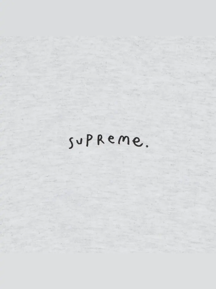 Футболка Supreme Ying Yang 'Ash Grey' — изображение 3 из 3, серый