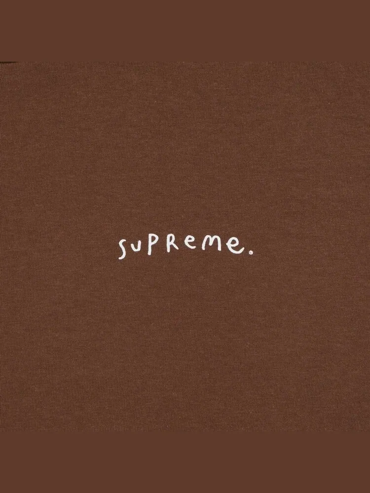 Футболка Supreme Ying Yang 'Brown' — изображение 3 из 3, коричневый