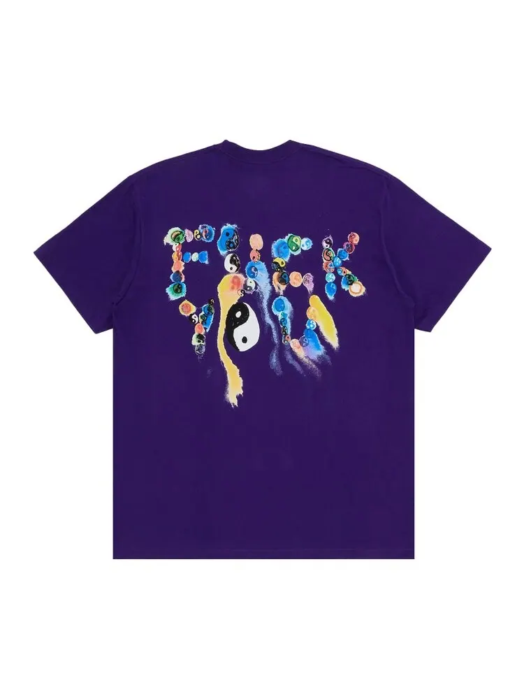 Футболка Supreme Ying Yang 'Purple' — изображение 2 из 3, фиолетовый