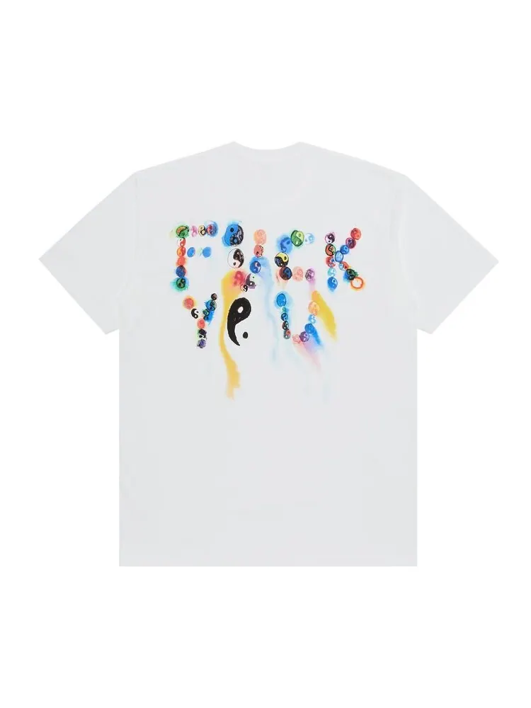 Футболка Supreme Ying Yang 'White' — изображение 2 из 3, белый