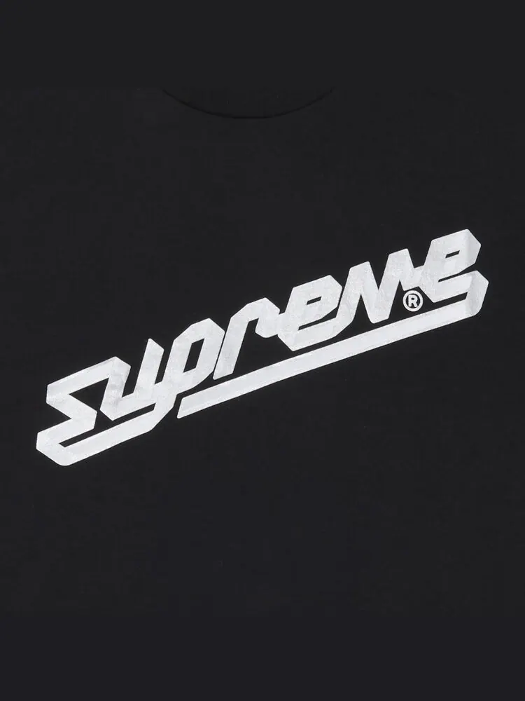 Футболка Supreme Banner 'Black' — изображение 2 из 2, черный