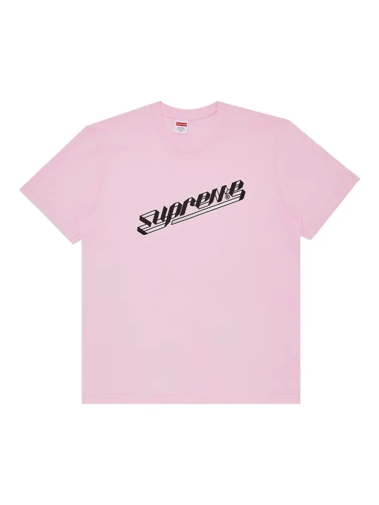 Футболка Supreme Banner 'Light Pink' — изображение 1 из 2, розовый