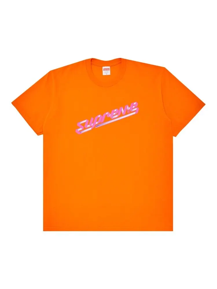 Футболка Supreme Banner 'Orange' — изображение 1 из 2, оранжевый