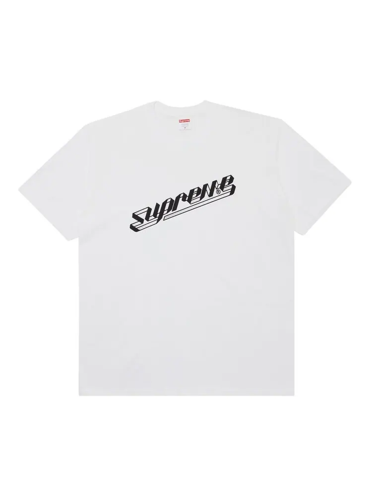 Футболка Supreme Banner 'White' — изображение 1 из 2, белый