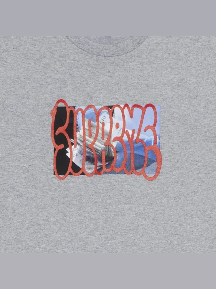 Футболка Supreme Payment 'Heather Grey' — изображение 2 из 2, серый