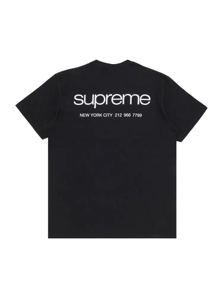 Футболка Supreme NYC 'Black' — изображение 2 из 3, черный