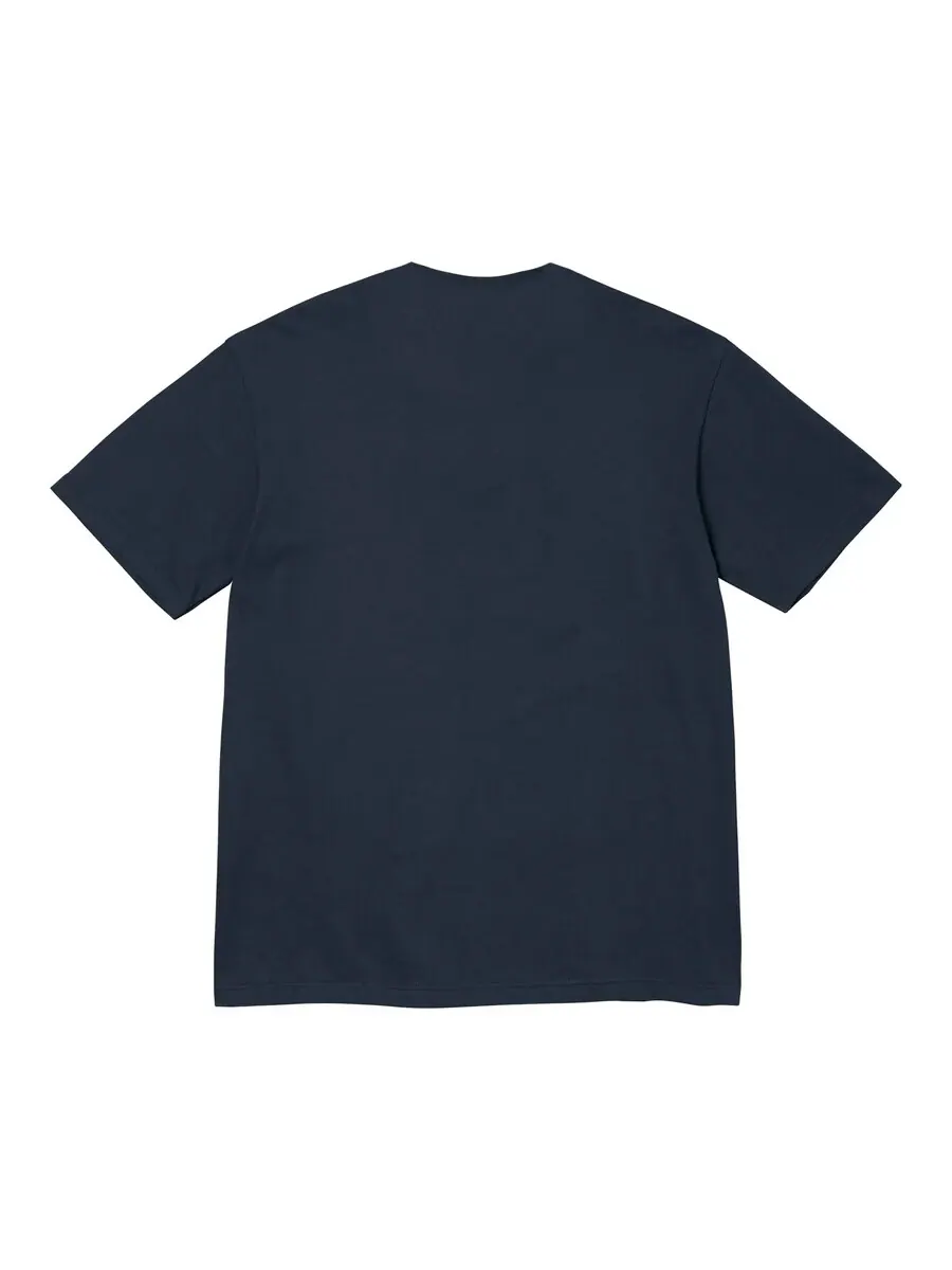 Футболка Supreme Box Logo Tee — изображение 2 из 3, темно-синий