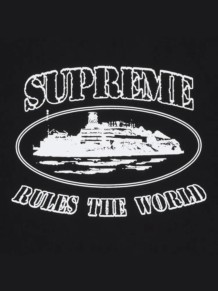 Футболка Supreme x Corteiz Rules The World — изображение 3 из 3, черный