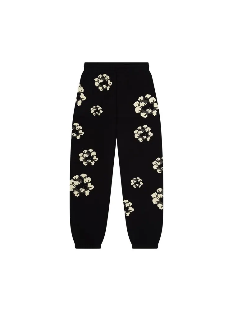 Спортивные брюки Denim Tears x Cactus Plant Flea Market Cactus Tears Wreath Sweatpants Black — изображение 2 из 2, черный