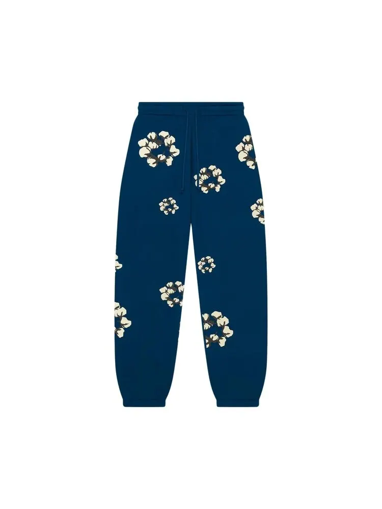Спортивные брюки Denim Tears x Cactus Plant Flea Market Cactus Tears Wreath Sweatpants Navy — изображение 1 из 2, темно-синий