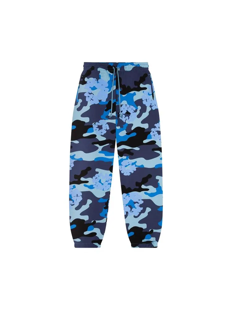 Спортивные брюки Denim Tears Wreath Sweatpant 'Blue Camo' — изображение 1 из 2, синий