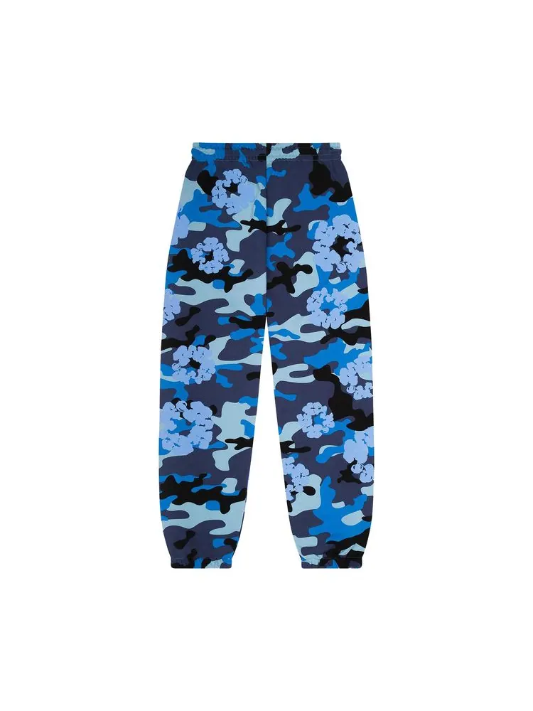Спортивные брюки Denim Tears Wreath Sweatpant 'Blue Camo' — изображение 2 из 2, синий