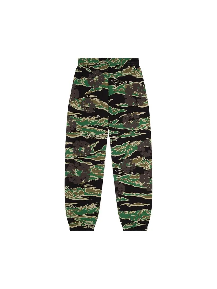 Спортивные штаны Denim Tears Wreath Sweatpant 'Green Camo' — изображение 2 из 2, зеленый