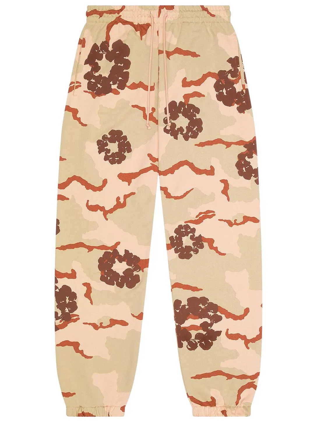 Спортивные штаны Denim Tears Wreath Sweatpant 'Tan Camo' — изображение 1 из 2, бежевый
