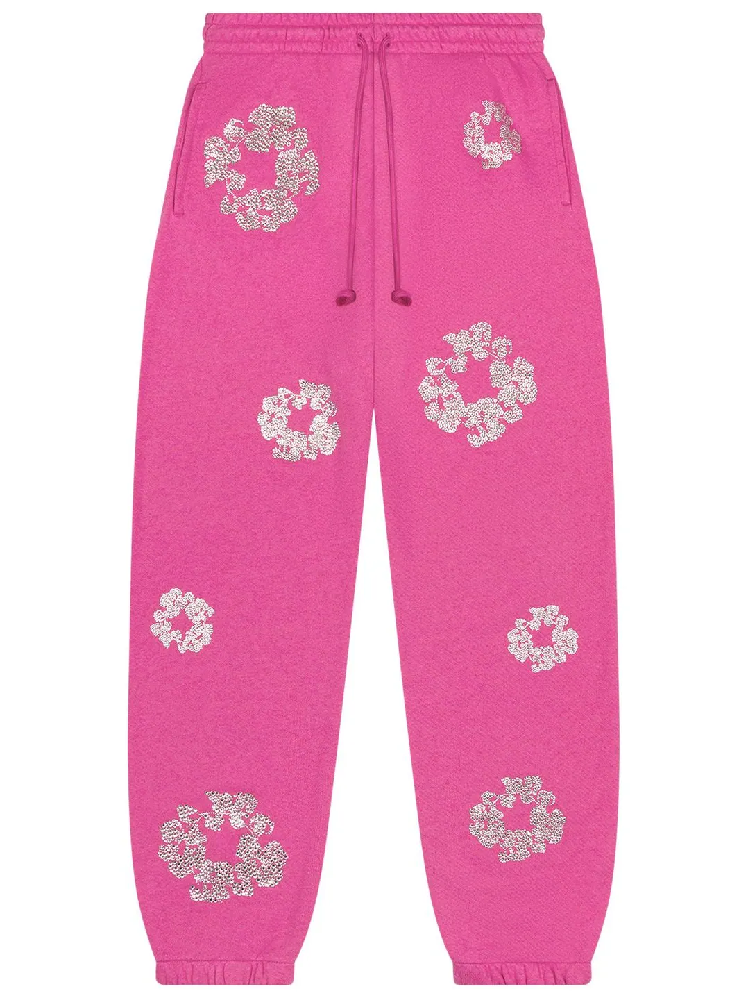 Спортивные штаны Denim Tears Cashmere Swarovski Cotton Wreath Sweatpants 'Pink' — изображение 1 из 2, розовый