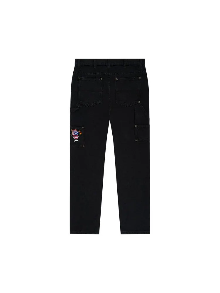 Брюки Denim Tears Firecracker Work Pant — изображение 2 из 3, черный