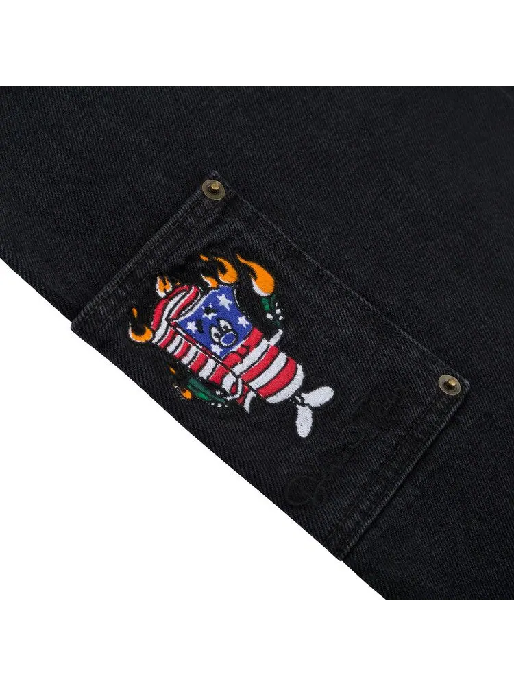 Брюки Denim Tears Firecracker Work Pant — изображение 3 из 3, черный