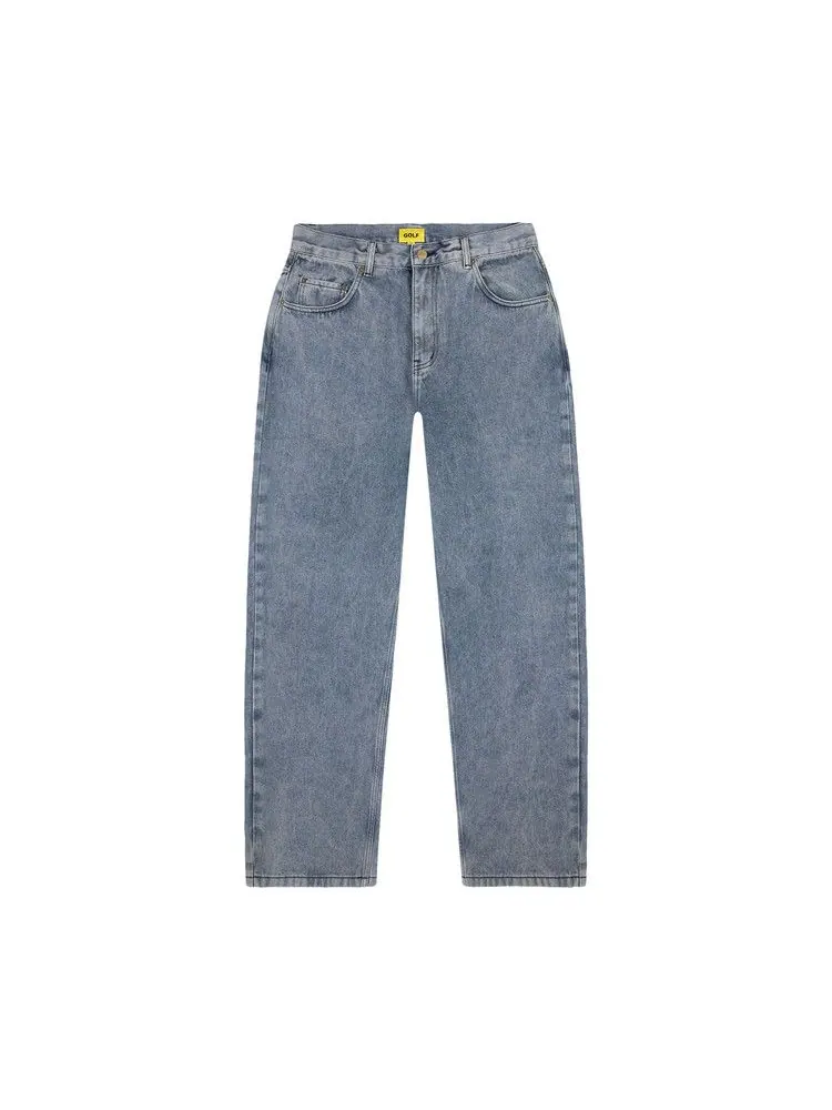 Брюки GOLF WANG ODyed Denim Pant — серый