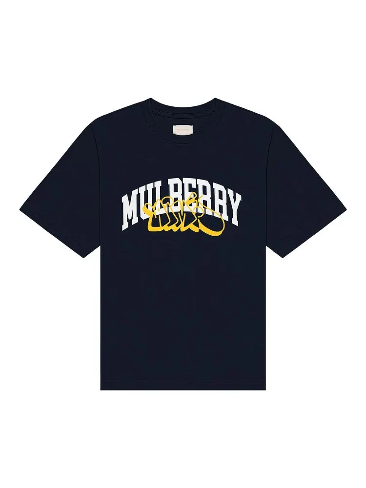 Футболка Aimé Leon Dore Mulberry Throwie Tee 'Navy Blazer' — изображение 1 из 1, темно-синий