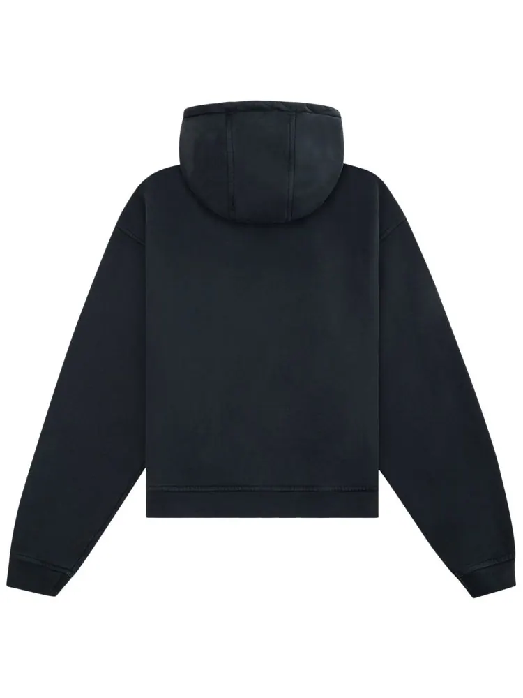 Худи Rhude University Hoodie 'Vintage Black' — изображение 2 из 3, черный