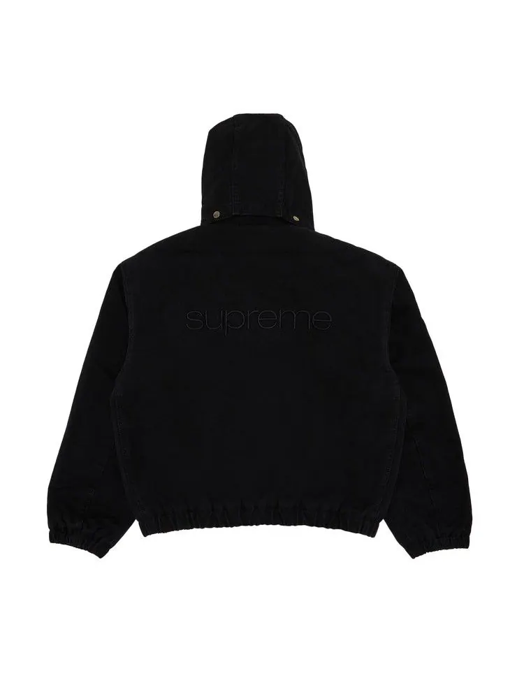 Куртка Supreme Faux Shearling Lined Bomber Jacket — изображение 2 из 3, черный