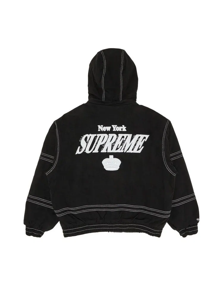 Куртка Supreme x Mitchell & Ness Twill Stadium Jacket — изображение 2 из 3, черный