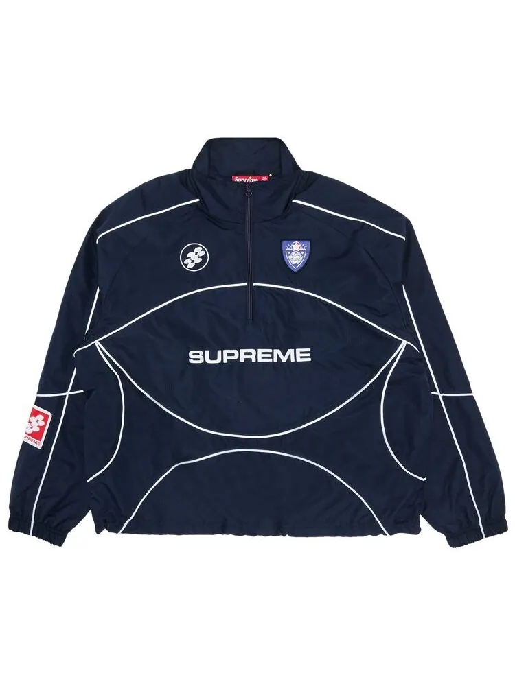 Пуловер Supreme Reflective Piping Pullover Navy — изображение 1 из 3, темно-синий