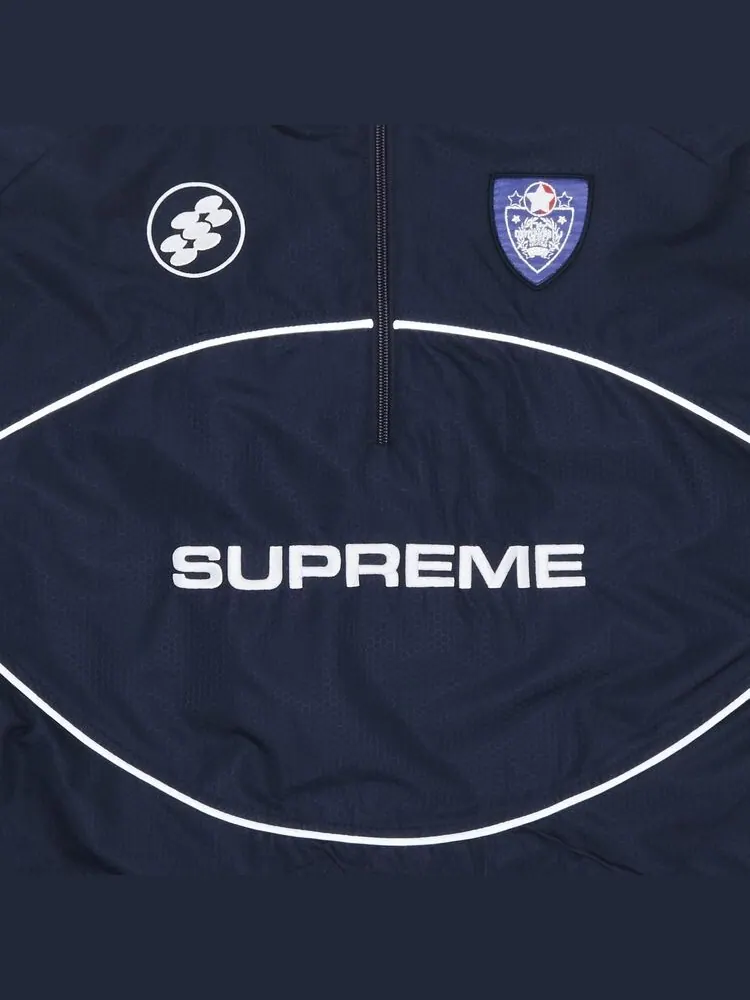 Пуловер Supreme Reflective Piping Pullover Navy — изображение 3 из 3, темно-синий