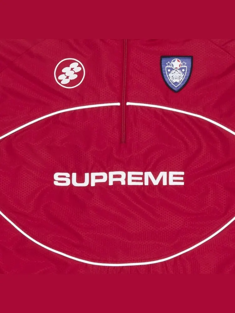 Пуловер Supreme Reflective Piping Pullover Red — изображение 3 из 3, красный