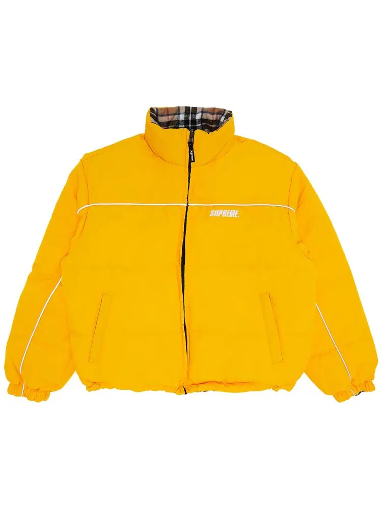 Куртка Supreme Reversible Puffer Jacket 'Yellow' — изображение 1 из 4, желтый